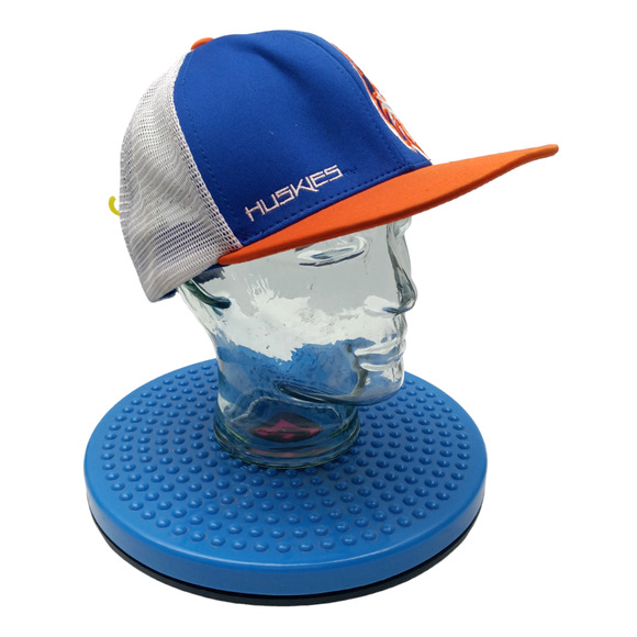 Top of the World, Rare White Mesh Truckers Huskies Snapback,‎ Orange & Blue - Picture 3 of 10